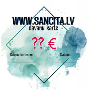 PERSONALIZĒTĀ DĀVANU KARTE  ar Jūsu izvēlēto vērtību vai kādu īpašu tekstu ,novēlējumu ! 