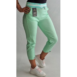 Firmas QUEENE ~ SUPERĪGĀS <ĒRTĀS : Elastīga auduma bikses garums 7/8 ( PUSH UP) ,izmērs XL/42 (mentols)