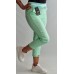 Firmas QUEENE ~ SUPERĪGĀS <ĒRTĀS : Elastīga auduma bikses garums 7/8 ( PUSH UP) ,izmērs XL/42 (mentols)