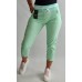 Firmas QUEENE ~ SUPERĪGĀS <ĒRTĀS : Elastīga auduma bikses garums 7/8 ( PUSH UP) ,izmērs XL/42 (mentols)