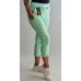 Firmas QUEENE ~ SUPERĪGĀS <ĒRTĀS : Elastīga auduma bikses garums 7/8 ( PUSH UP) ,izmērs XL/42 (mentols)