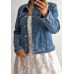 Ražotāja B.S. Jeans : Elastīga - džinsu auduma jaka  ,izmērs XL/42 ( zila)