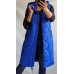 Superīga♥ DEMIRK firmas vestes ar kapuci Izmērs XL - 42  (skaisti koši zila)