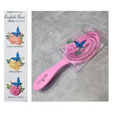 Termo plastikas ķemme - ar rožu aromātu ,ķemme ir elastīga + elastīgi sariņi ( rozā roze)