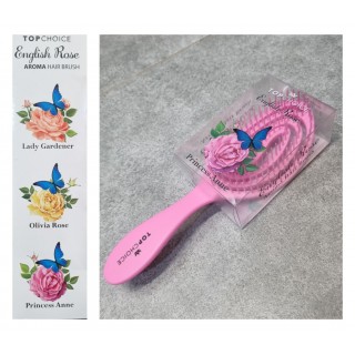 Termo plastikas ķemme - ar rožu aromātu ,ķemme ir elastīga + elastīgi sariņi ( rozā roze)