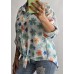 Itāļu ražotāja NEW Collection : 100% kokvilnas blūze/krekls ,,izmērs universāls 42-44-46-48 ( balts fons) nr - 5