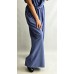 Itāļu New Collection : Izmērs universāls 46-48-50 Bikšu kombinezons ,no klasiska auduma ar smalku svītriņu (zils džinsa tonis )