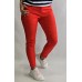 B.S Jeans : Elastīga kokvilnas auduma bikses ( skinny) ,izmērs XL - 42 ( koši sarkanas)