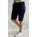 Itāļu RJ Moda : Elastīgi trikotāžas auduma šorti ,izmērs 4XL - 48 (tumši zili)