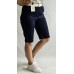Itāļu RJ Moda : Elastīgi trikotāžas auduma šorti ,izmērs 4XL - 48 (tumši zili)