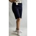 Itāļu RJ Moda : Elastīgi trikotāžas auduma šorti ,izmērs 4XL - 48 (tumši zili)