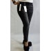 G- Smack : SUPER ♥ Elastīga džinsu auduma bikses ( nav plānas) ( slim) ,izmērs 7XL - 54 ( melnas ar balinājuma efektu)