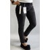 G- Smack : SUPER ♥ Elastīga džinsu auduma bikses ( nav plānas) ( slim) ,izmērs 7XL - 54 ( melnas ar balinājuma efektu)