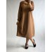 Poļu ražotāja : Klasiska stila kleita no elastīga auduma ( kremplīns) ,izmērs 6XL - 52 (camel)