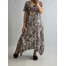 Turku ražotāja : NB : Elastīga viskozes trikotāžas garā kleita ,izmērs 3XL/46-4XL/48