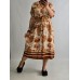 Itāļu ražotāja New Collection : Viskozes auduma kleita  ,izmērs universāls 48-50 ( ar rudu)