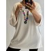 Itāļu firmas New Collection : Elastīga auduma bluzons izmērs universāls 48-50-52-54 (piena balts)