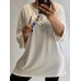 Itāļu firmas New Collection : Elastīga auduma bluzons izmērs universāls 48-50-52-54 (piena balts)