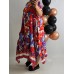 Itāļu ražotāja Bella Fashion : 100% viskozes auduma kleita ,brīva stila modelis s ,izmērs universāls 48-50-52-54