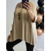 Itāļu ražotāja New Collection : Elastīga ,tunika ,apļveida dekoltē  ,izmērs universāls 52-54-56-58 (latte)