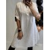 Itāļu ražotāja New Collection : 100% kokvilnas auduma krekls/tunika  ,izmērs universāls 44-46-48 ( balts)