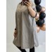 Itāļu ražotāja New Collection : 100% kokvilnas auduma krekls/tunika ,izmērs universāls 44-46-48 ( taup)