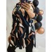 Elastīga viskozes trikotāžas tunika ,izmērs 4XL - 48 ( melns fons)