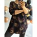 Poļu ražotāja KLAUDIA elastīga trikotāžas auduma tunika ,izmērs 4XL - 48 ( melns fons)