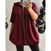 New Collection : Stilīga un ērta brīva griezuma jaka ar kapuci ,,sānos slēpta veida kabatas ,izmērs universāls 48-50-52 (bordo)