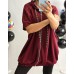 New Collection : Stilīga un ērta brīva griezuma jaka ar kapuci ,,sānos slēpta veida kabatas ,izmērs universāls 48-50-52 (bordo)