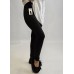 MUST : Izmērs 42-44 Superīgi ,ļoti elastīgi ,gluda auduma legingi ,jostas vietā gumija (melni) 