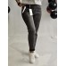 G- Smack : SUPER ♥ Sieviešu "MOM FIT " džinsi ar augsto jostasvietu, ,izmērs 3XL - 46 (grafīta pelēkā ar balinājuma efektu)