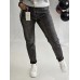 G- Smack : SUPER ♥ Sieviešu "MOM FIT " džinsi ar augsto jostasvietu, ,izmērs 3XL - 46 (grafīta pelēkā ar balinājuma efektu)