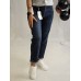 G- Smack : SUPER ♥ Sieviešu "MOM FIT " džinsi ar augsto jostasvietu, ,izmērs XXL - 44 (tumši mazgāti zilas) 